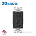 15 Ampere Standard Black GFCI Outlet